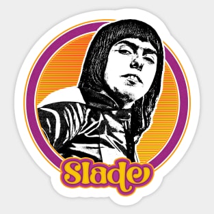 Slade // Retro 1970s Style Fan Art Design Sticker